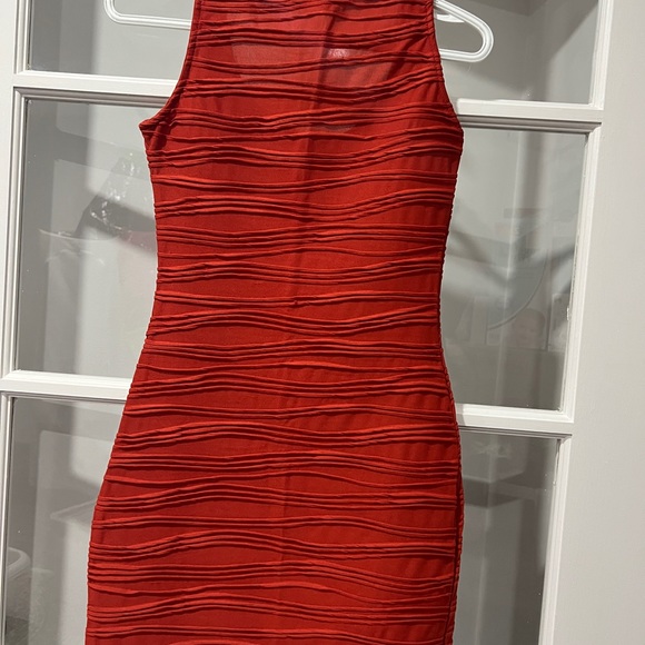 Women red dress - Picture 6 of 6
